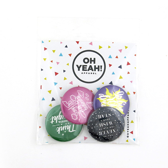Oh Yeah Button Packs