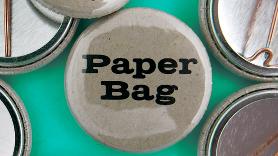 Paper Bag Buttons