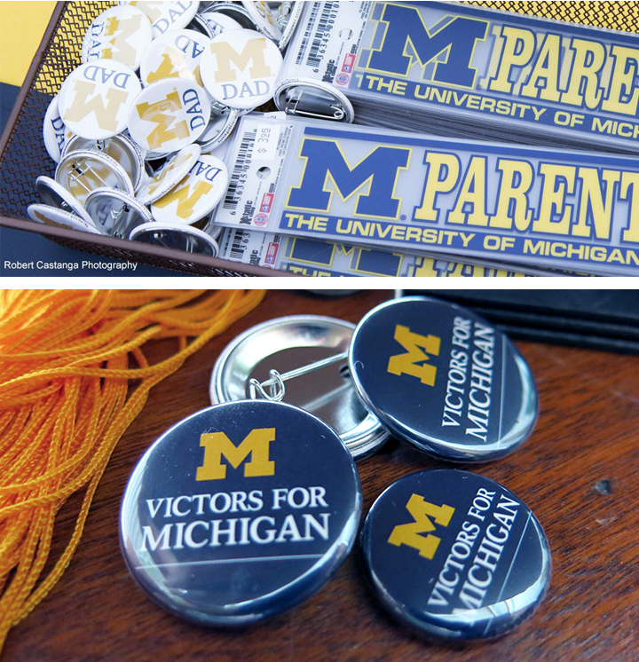University of Michigan Buttons