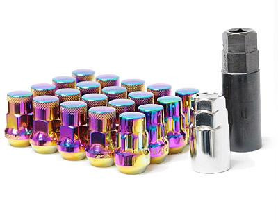 Wheel Mate Muteki Sr35 Close End Lug Nuts W Lock Set
