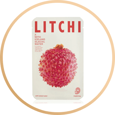 MISHE LITCHI ICELAND GLACIAL WATER SHEET MASK