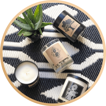 HIP & CHICK ORGANIKS COFFEE + CREAM SOY CANDLE