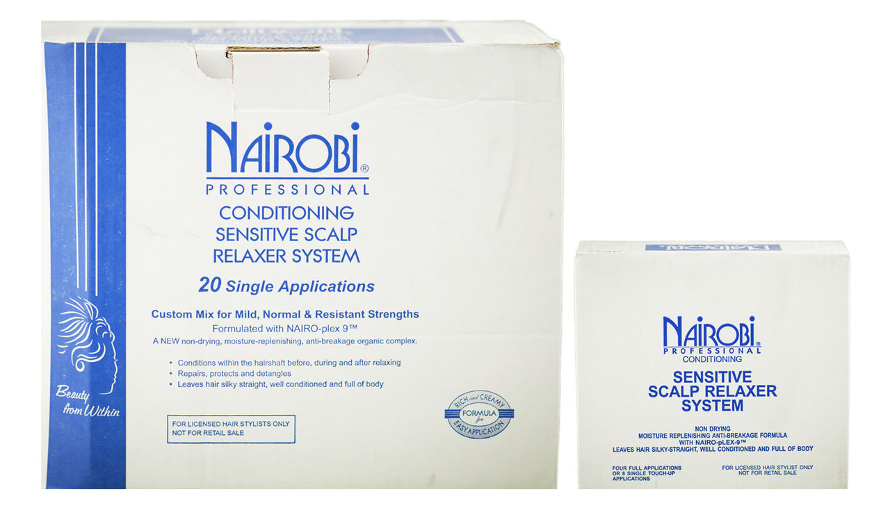 Nairobi Conditioning Sensitive Scalp Hair Relaxer Kit