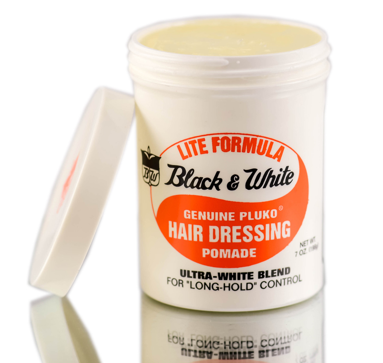 Black & White Genuine Pluko Hair Dressing Pomade (Lite ...