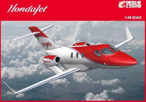 Build Review of Ebbro's 1/48 scale HondaJet