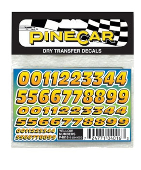 Pinecar Born in The USA Stick on Decals