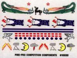 PINE PRO 10020 PINEWOOD DERBY DECALS NUMBERS & LETTERS NEW NIP