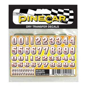 NASCAR Dry Transfer Decals Pinecar