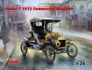 American Model T 1912 Commercial Roadster Car 1/24 ICM Models American Model T 1912 Commercial Roadster Car 1/24 ICM Models
