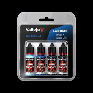 Vallejo Paint 17ml Bottle Blue Ink Game Color 