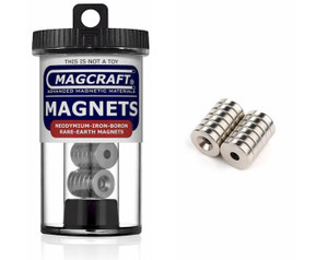 1/2"x1/7"x1/8" Rare Earth Ring Magnets (12) Magcraft