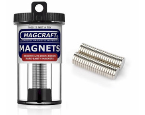 3/8"x1/16" Rare Earth Disc Magnets (40) Magcraft