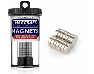 1/2"x1/8" Rare Earth Disc Magnets (14) Magcraft