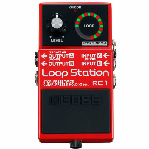 Boss RC1 Loop Station - Overhead view