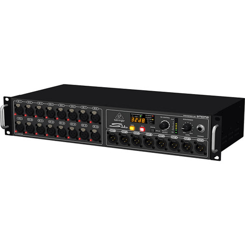Behringer S16 DIGITAL SNAKE I/O Box with 16 Remote-Controllable Mic/Line Inputs, 8 Outputs and AES5 Front