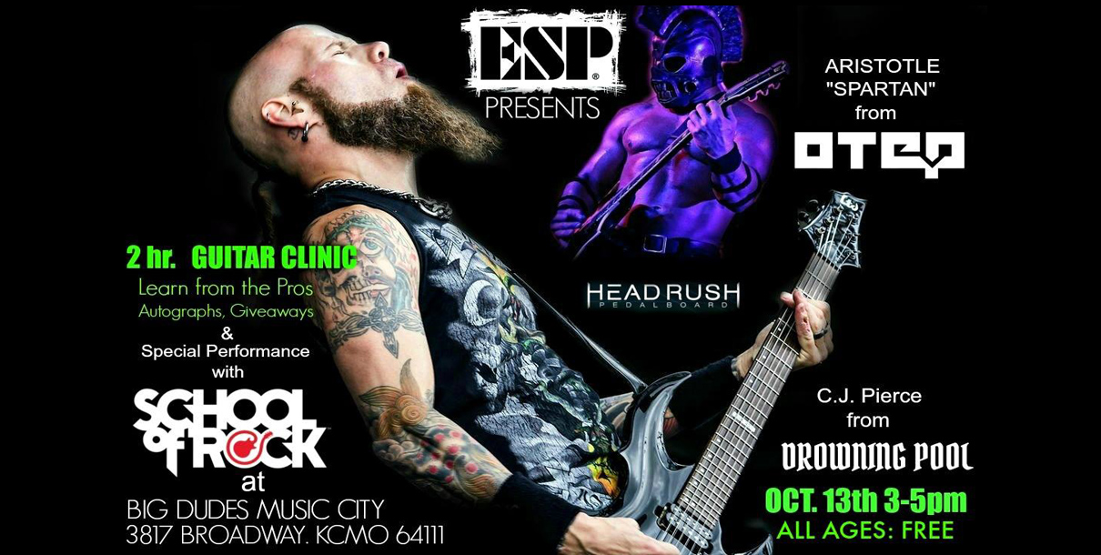 ESP & Headrush Guitar Clinic with the School of Rock