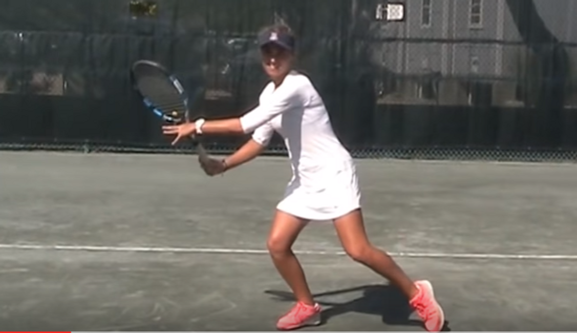 How to hit the modern forehand with ServeMaster tennis training tool
