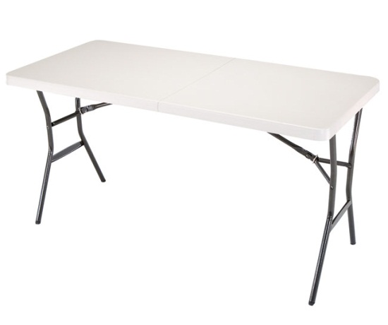 5 bi fold display table with carry handle