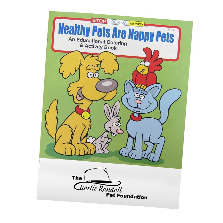 Health, Happy Pets Coloring Book | Promotional Pet Products Health, Happy Pets Coloring Book | Promotional Pet Products