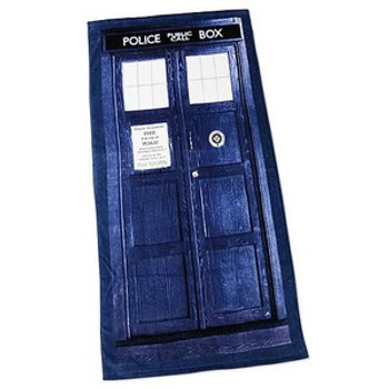 Doctor Who TARDIS 30 x 60 Beach Towel Doctor Who TARDIS 30 x 60 Beach Towel