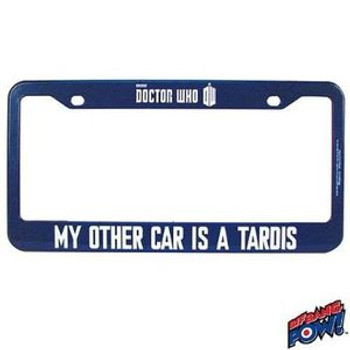 Doctor Who My Other Car Is A TARDIS License Frame - Modern Doctor Who My Other Car Is A TARDIS License Frame - Modern
