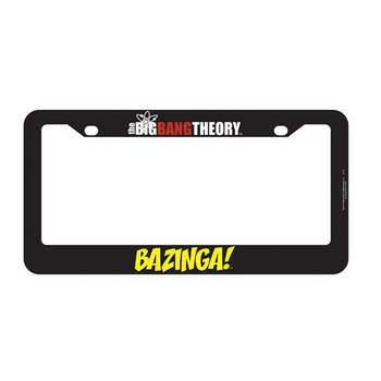 Big Bang Theory Bazinga! License Plate Frame Big Bang Theory Bazinga! License Plate Frame