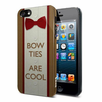 Doctor Who Bow Ties Are Cool iPhone 5 Hard Cover Doctor Who Bow Ties Are Cool iPhone 5 Hard Cover