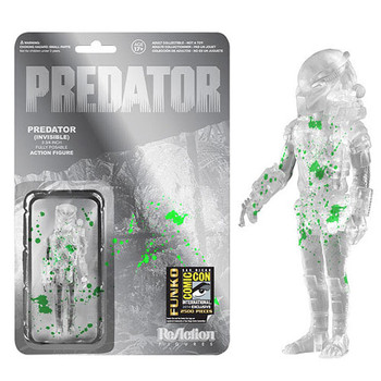 SDCC Exclusive Predator (Invisible) with Green Splatter ReAction 3 3/4-Inch Action Figure SDCC Exclusive Predator (Invisible) with Green Splatter ReAction 3 3/4-Inch Action Figure