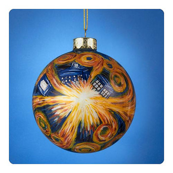 Doctor Who Starry Nite Inside Painted Glass Ball Ornament Doctor Who Starry Nite Inside Painted Glass Ball Ornament