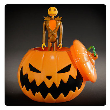 Nightmare Before Christmas Halloween Jack Skellington ReAction Figure in Pumpkin Ornament - SDCC 2015 Exclusive Nightmare Before Christmas Halloween Jack Skellington ReAction Figure in Pumpkin Ornament - SDCC 2015 Exclusive