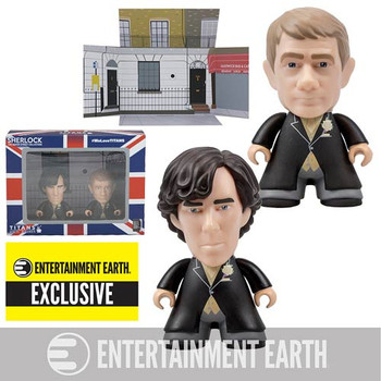 Sherlock Titans Sherlock and John Wedding Suit 3-Inch Vinyl Mini-Figure 2-Pack - Entertainment Earth Exclusive Sherlock Titans Sherlock and John Wedding Suit 3-Inch Vinyl Mini-Figure 2-Pack - Entertainment Earth Exclusive
