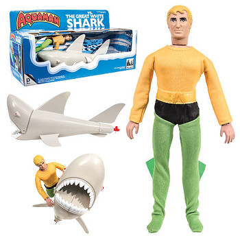 Aquaman vs. The Great White Shark Retro Action Figure Set Aquaman vs. The Great White Shark Retro Action Figure Set