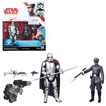 Star Wars: The Last Jedi Finn (First Order Disguise) vs. Captain Phasma 3 3/4-Inch Figures - Exclusive Star Wars: The Last Jedi Finn (First Order Disguise) vs. Captain Phasma 3 3/4-Inch Figures - Exclusive