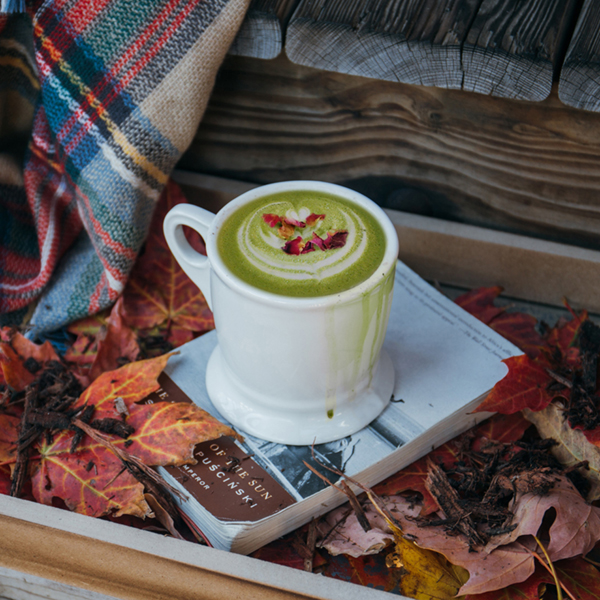 Rose Matcha Latte