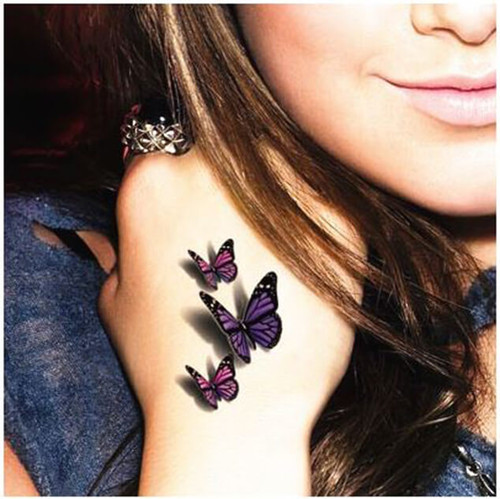 butterfly k 3d tattoo