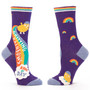 Shitting Rainbows Kind Of Day Socks in Incredible Socks Gifts