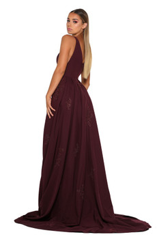 Portia & Scarlett Endora Gown Vee Neck Portia & Scarlett Endora Gown Vee Neck