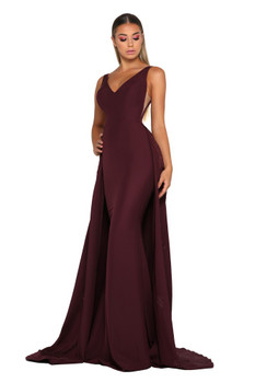 Portia & Scarlett Endora Gown Vee Neck Portia & Scarlett Endora Gown Vee Neck