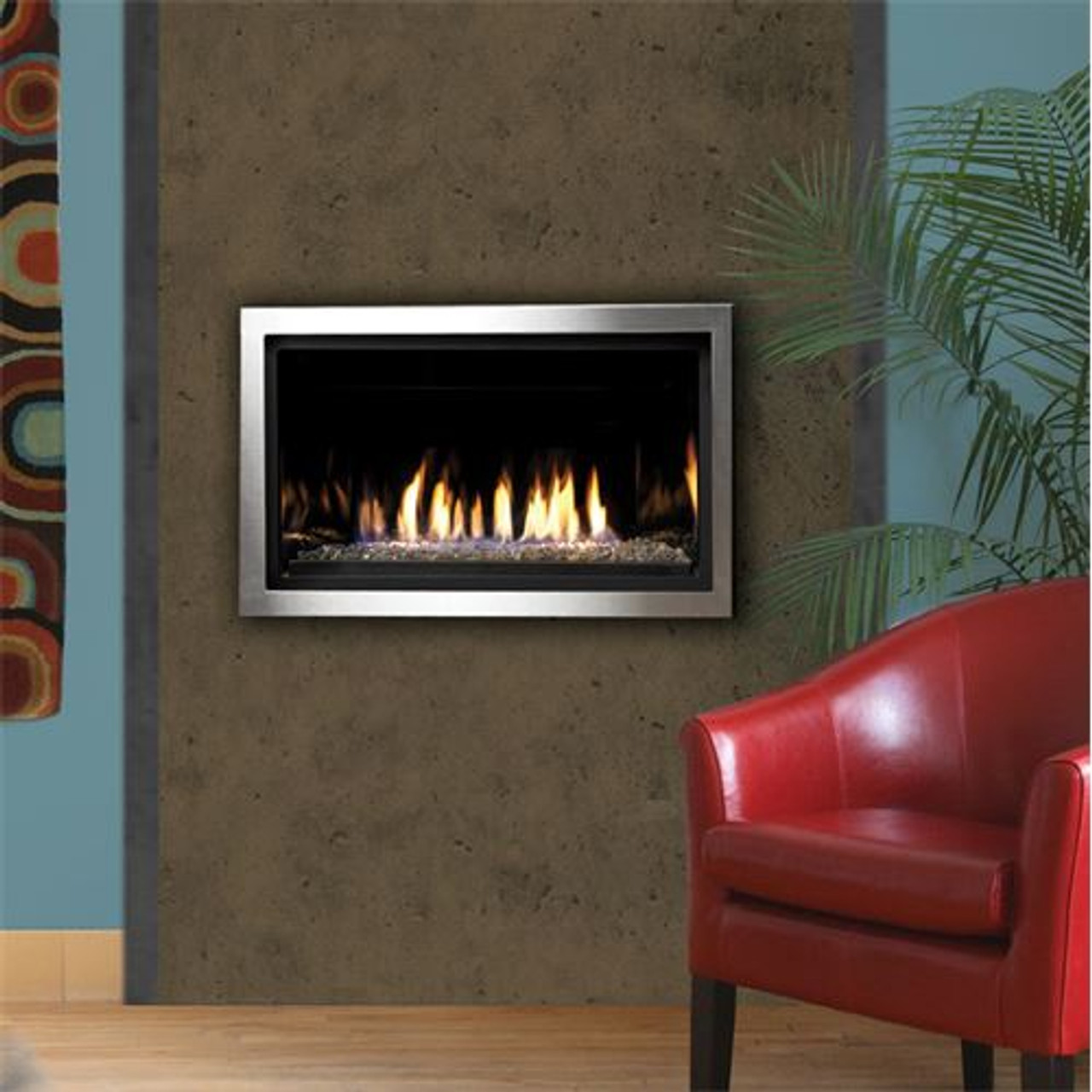 Kingsman 36" Linear Gas Fireplace IPI ( Electronic Ignition ) ZCVRB3622NE Kingsman 36" Linear Gas Fireplace IPI ( Electronic Ignition ) ZCVRB3622NE
