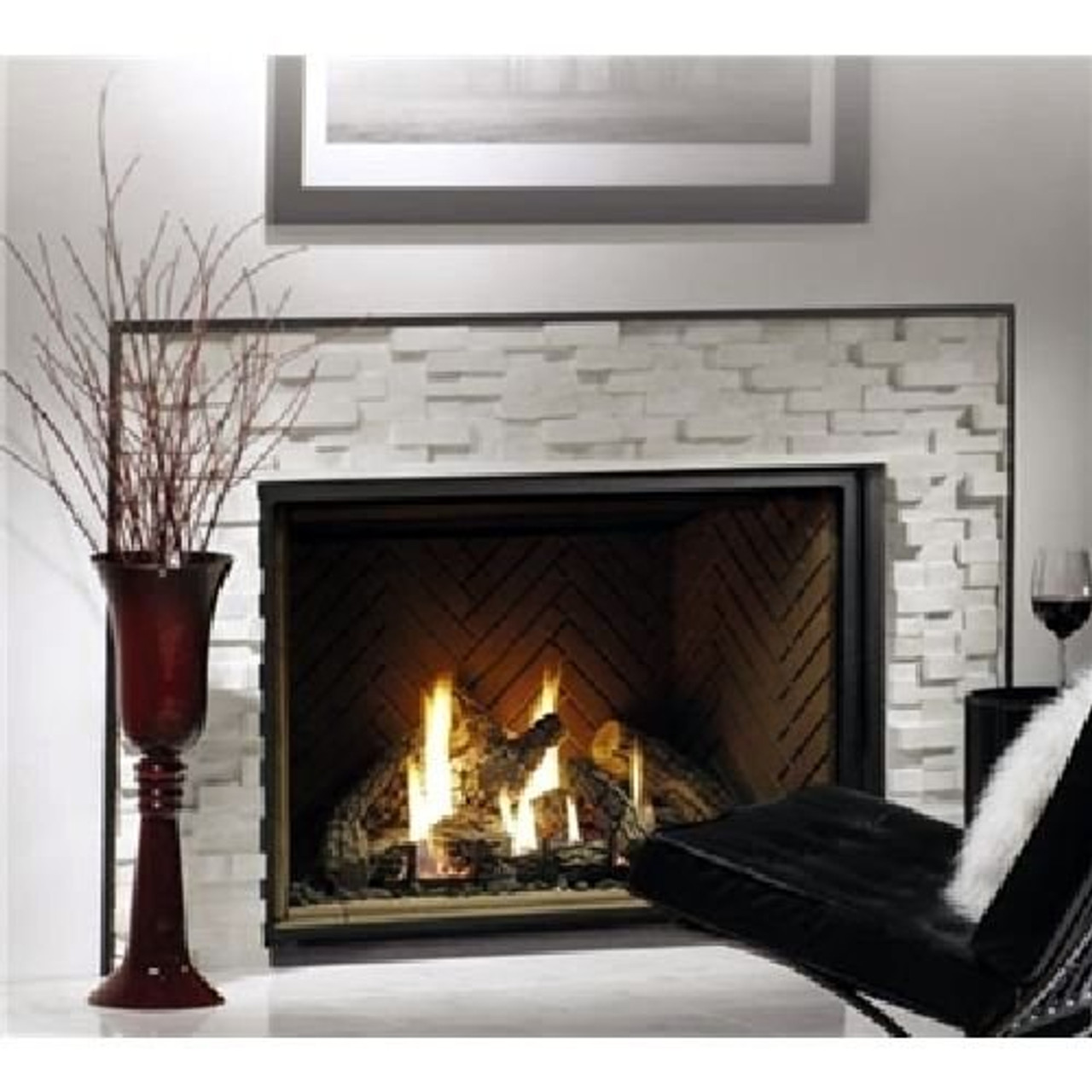 Kingsman HB4232 Zero-Clearance Direct Vent Gas Fireplace - FIREPLACESRUS Discount prices on Fireplaces