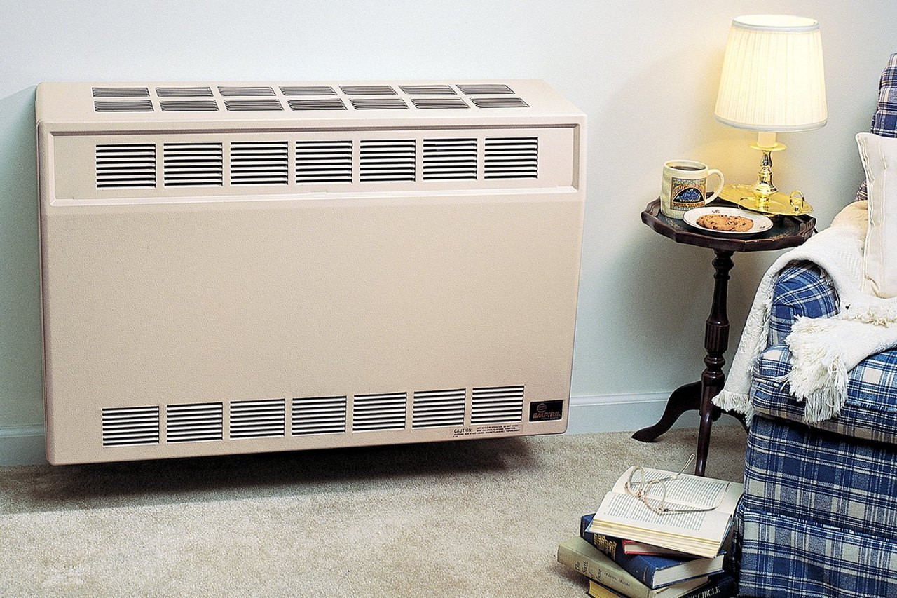 Empire DV35SG Direct Vent Gas Wall FurnacePackage W/ Blower & Thermostat