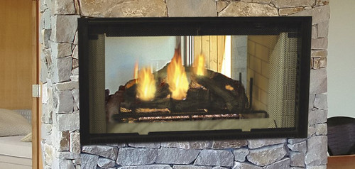 Majestic Designer Series See-Thru Wood Burning Fireplace 42"