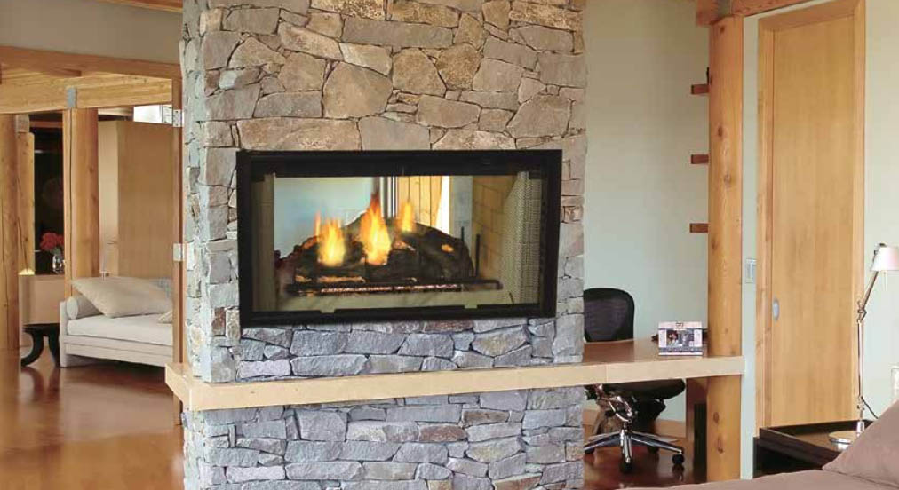 Majestic Designer Series See Thru Wood Burning Fireplace 42