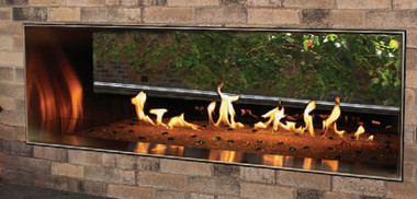Carol Rose See-Thru Linear Outdoor Gas Fireplace Carol Rose See Thru Outdoor Gas Fireplaces On Sale Now