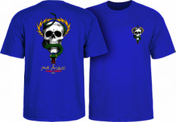 Powell Peralta Old School McGill Skull & Snake T-Shirt (Royal Blue)