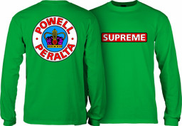 Powell Peralta Old School Supreme Long Sleeve Shirt (Available in 3 Colors)