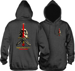 Powell Peralta Old School Skull & Sword Hooded Sweatshirt (Available in 3 Colors)