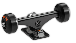 Mini Logo Trucks & Wheels Assembly Black 8.38" (Set of 2)