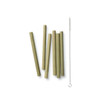 Short Bamboo Straws 6-Pack