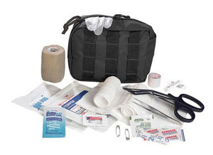 Elite 1st Aid Tactical Trauma Kit #1 - Black